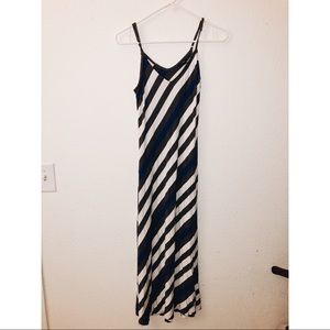 Striped maxi dress